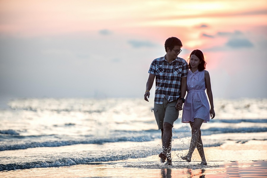 Sunset Moments by the Shore